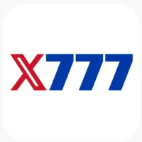 X777 game logo shows slots and card games